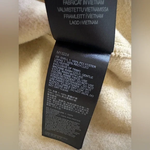 New Marmot Women's Drop Line Jacket in Light Oak Sz XL Half Zip Sweater - Picture 6 of 6